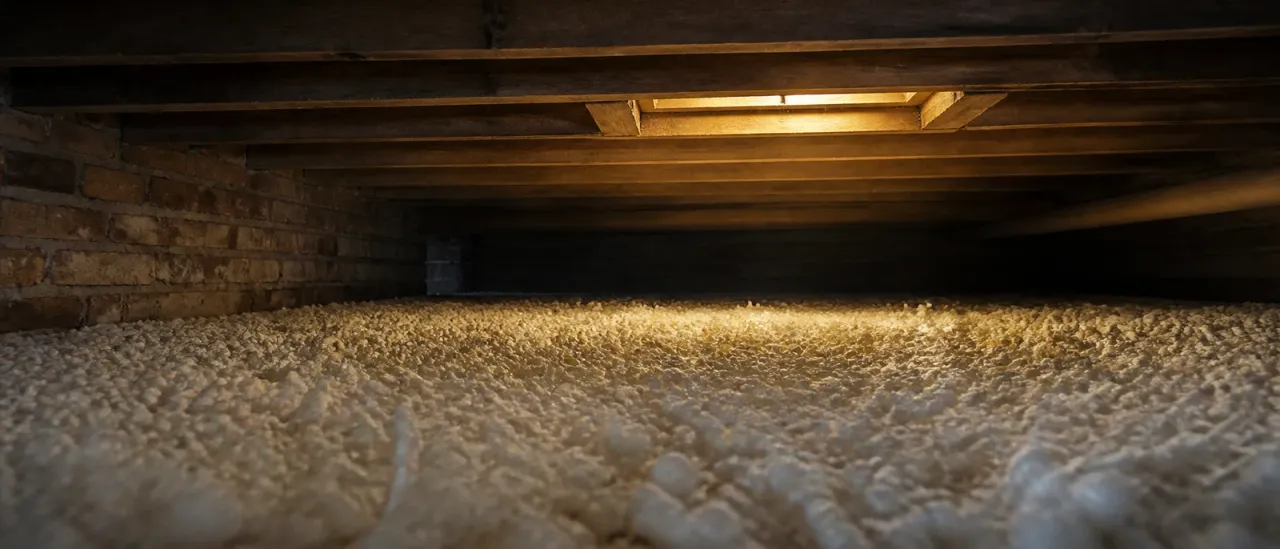 Bodemisolatie: een laag schelpen, chips of parels op de kruipruimtebodem. Wanneer deze route wint van vloerisolatie en wat het vochteffect oplevert.